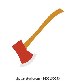 Stylish cartoon axe vector illustration