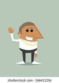 Stylish Cartoon Black guy