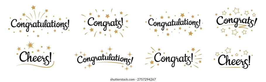A stylish and celebratory icon set featuring conA stylish and celebratory icon set featuring congratulations signs, letters, and cheerful labels like “Congrats,” “Cheers,” and “Well Done”—highlighting success, achievement, and joyful celebrations. 🎉
gratulations signs, letters, and cheerful labels like “Congrats,” “Cheers,” and “Well Done”—highlighting success, achievement, and joyful celebrations. 🎉
