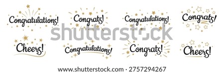 A stylish and celebratory icon set featuring conA stylish and celebratory icon set featuring congratulations signs, letters, and cheerful labels like “Congrats,” “Cheers,” and “Well Done”—highlighting success, achievement, and joyful celebrations. 🎉
gratulations signs, letters, and cheerful labels like “Congrats,” “Cheers,” and “Well Done”—highlighting success, achievement, and joyful celebrations. 🎉

