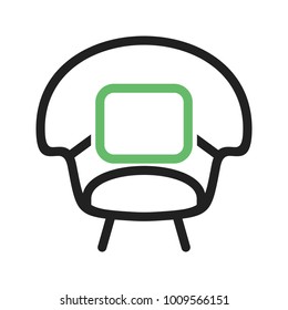Stylish Chair Icon