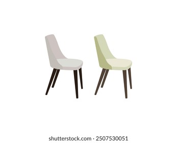 Stylish Chair Illustration. Sleek Seating Concept. Luxurious Lounge Inspirations. Elegant Chair Designs for Upscale Dining Experiences. Trendy Armchair. Sophisticated Home Decor. Minimalist Furniture.