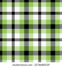 Stylish Checkered Pattern in Dark Green
