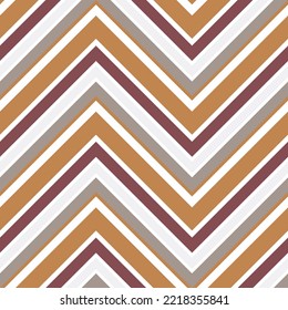 Stylish chevron pattern geometric background for wallpaper, gift paper, fabric print, furniture. Zigzag print. Unusual painted ornament from brush strokes.