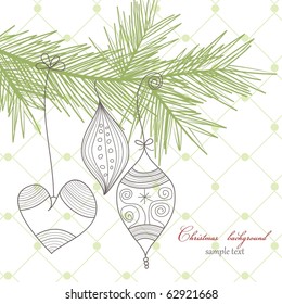 Stylish Christmas background