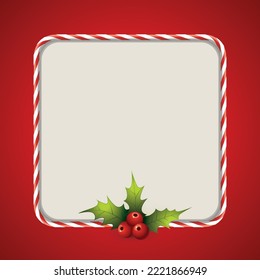 stylish christmas border frame background Free Vector image