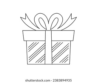 Stylish Christmas gift boxes (Black and White)