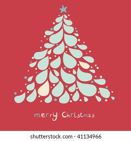 Árbol de navidad elegante