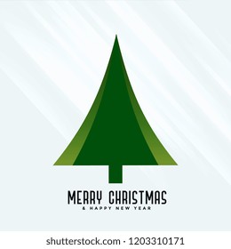 stylish christmas tree design background