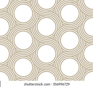 stylish circle pattern. seamless pattern design. editable vector file.