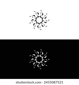 Stylish circle vector logo template design 