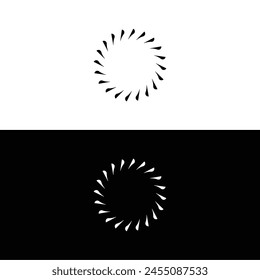 Stylish circle vector logo template design 