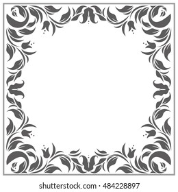 Stylish classic frame with place for your text can be used for greeting cards, invitations, covers and more designs.