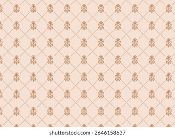 Elegante fondo de patrón sin fisuras ornamentales clásicos para temas reales.