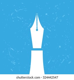 Stylish Classic Pen Logo