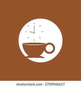 Stylish Coffee Break Graphic Logo