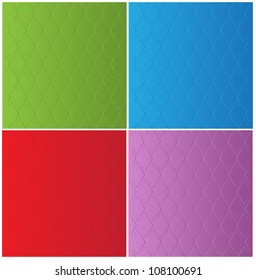 stylish color  backgrounds in diamond-shaped ornamental pattern