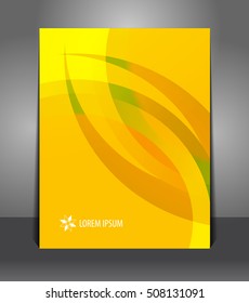 Stylish color presentation of business poster. Flyer design content background. Design layout template