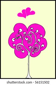  Stylish colored tree design