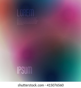 Stylish colorful background with soft gradients, and space for text. Abstract background texture with blurred abstract gradients. Abstract background for apps, presentations or corporate use.