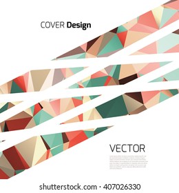 Stylish colorful background with colorful triangles and line. Abstract background texture with geometrical shapes. Abstract background for apps, presentations or corporate use.