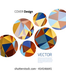 Stylish colorful background with colorful triangles and line. Abstract background texture with geometrical shapes. Abstract background for apps, presentations or corporate use.