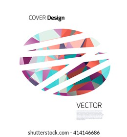 Stylish colorful background with colorful triangles and line. Abstract background texture with geometrical shapes. Abstract background for apps, presentations or corporate use.
