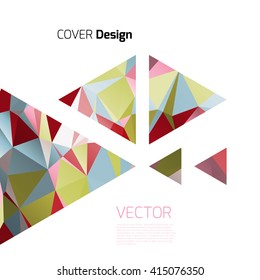 Stylish colorful background with colorful triangles and line. Abstract background texture with geometrical shapes. Abstract background for apps, presentations or corporate use.