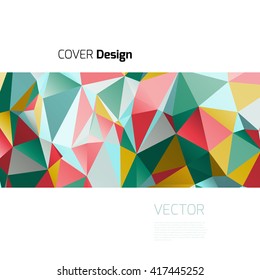 Stylish colorful background with colorful triangles and line. Abstract background texture with geometrical shapes. Abstract background for apps, presentations or corporate use.
