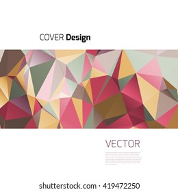 Stylish colorful background with colorful triangles and line. Abstract background texture with geometrical shapes. Abstract background for apps, presentations or corporate use.