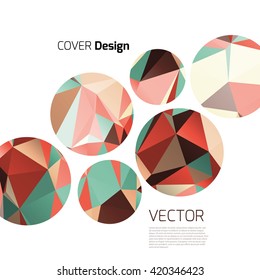 Stylish colorful background with colorful triangles and line. Abstract background texture with geometrical shapes. Abstract background for apps, presentations or corporate use.
