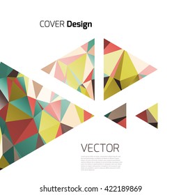 Stylish colorful background with colorful triangles and line. Abstract background texture with geometrical shapes. Abstract background for apps, presentations or corporate use.