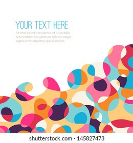 Stylish colorful background. Vector illustration