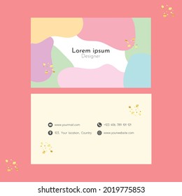 Stylish Colorful Business Card Design