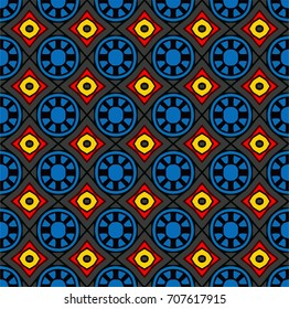 Stylish colorful decorative pattern