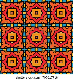 Stylish colorful decorative pattern