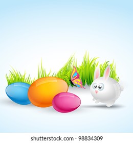 stylish colorful easter vector illustration