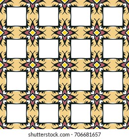 Stylish colorful floral pattern