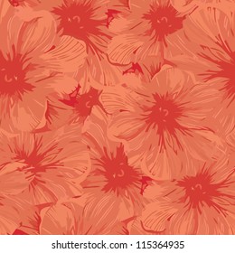 Stylish colorful floral vector pattern