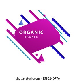 Stylish colorful geometric background. Design template for logo, flyer or presentation. Modern style vector illustration