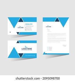 diseño elegante y colorido de yea pegadizo vectorial tarjeta de visita y membrete