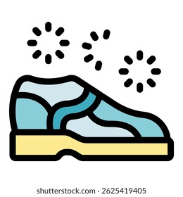 Stylish and comfortable shoe sparkling clean, perfect for showcasing shoe care products or fashion trends