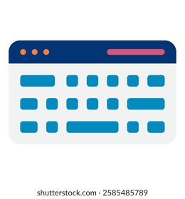 A stylish and comfortable wireless keyboard designed for optimal typing experience at home or office.