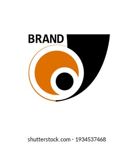 Stylish company branding logo. Geometric shape logo. Identity and brand design. 