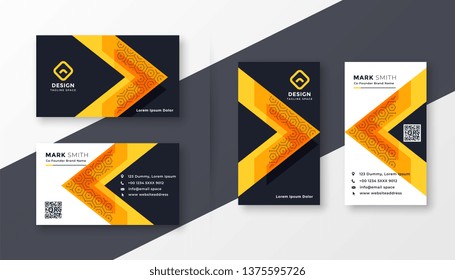 stylish company business card design