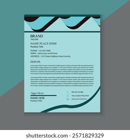 stylish company letterhead template for business identity