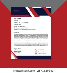 stylish company letterhead template for business identity