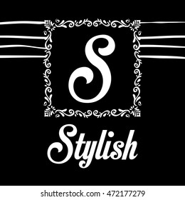 Stylish concept with icon design, vector illustration 10 eps graphic.