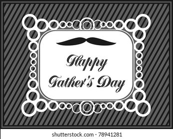 stylish concept illustration for happy father's day