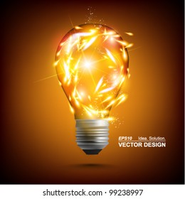 stylish conceptual digital light bulb design